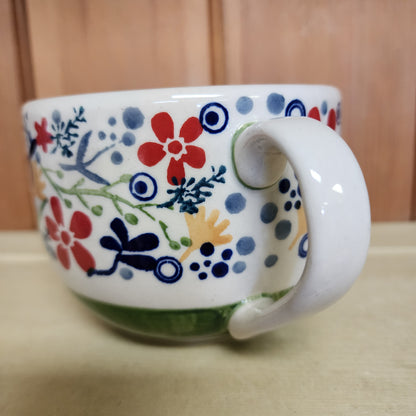 Mug ~ 17 oz Latte cup ~ Green Garden Breeze gz5g