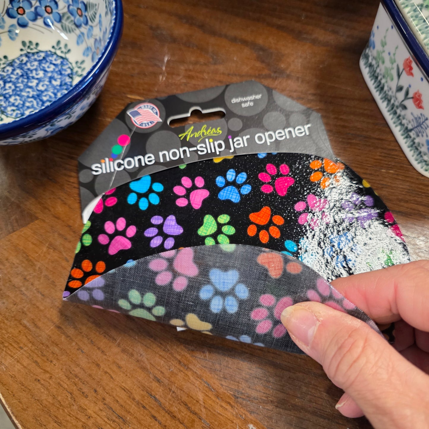 Silicone Jar Opener  Colorful paws / Silicone 6"