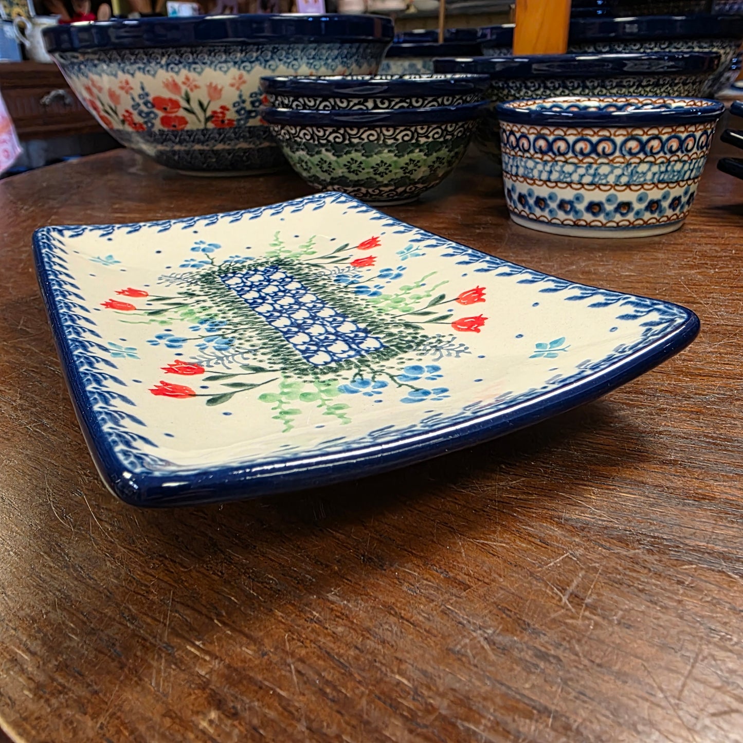 Sushi Plate 7"x4 3/4" C27-2903X  Tulip Horizon pf0526