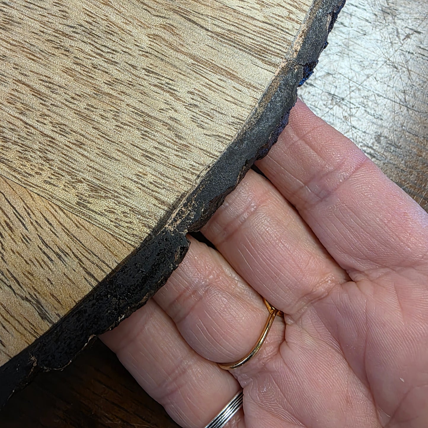 Lazy Susan ~ Mango wood 14"**NOT POLISH POTTERY