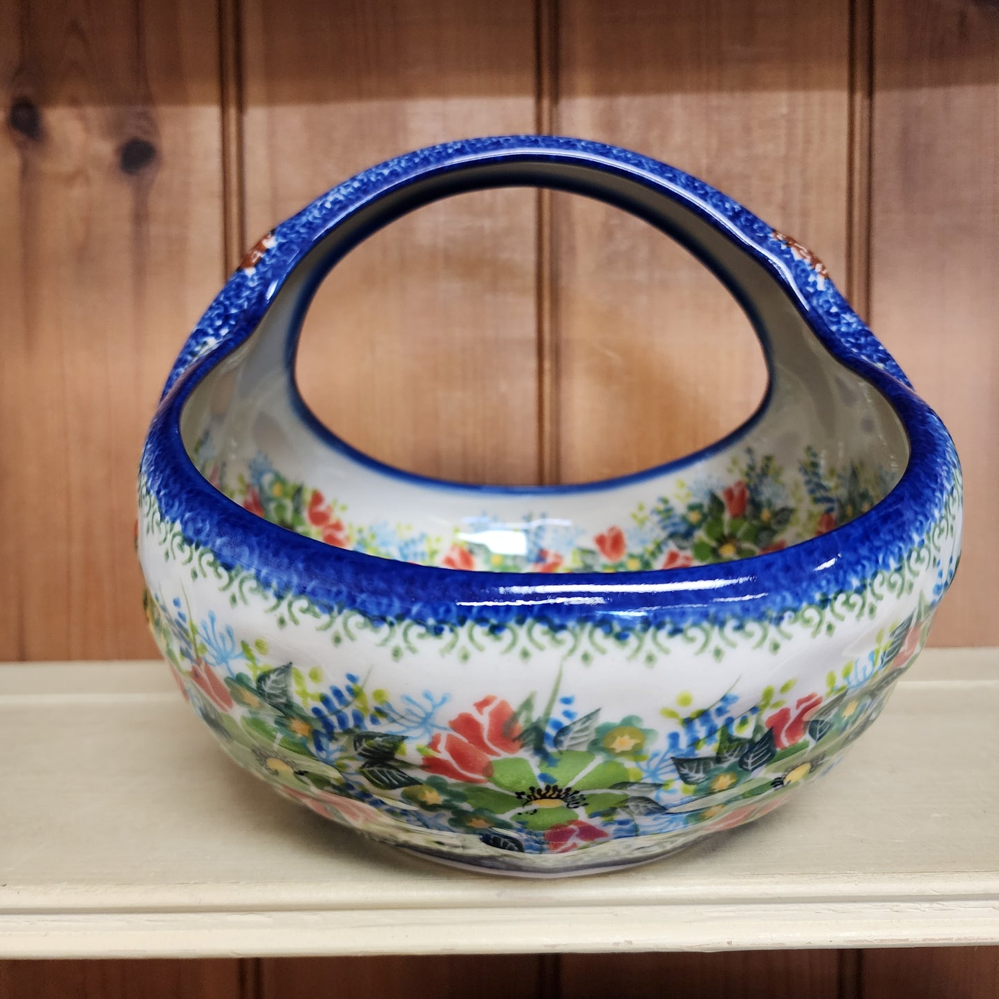 Basket Red / Blue 9" x 7.5"High