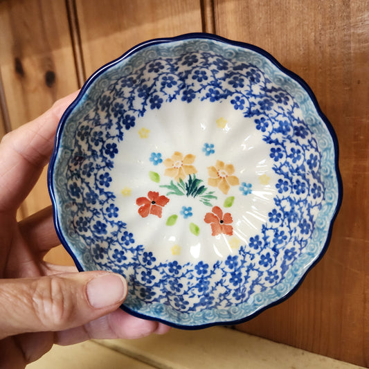 Bowl   Scalloped   4.5"   3337X ~ Spring Palette