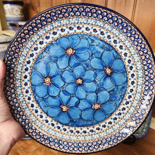 Plate   Dinner   10" 257-U408C  U4 pf0526 Blue Jacek Chyla
