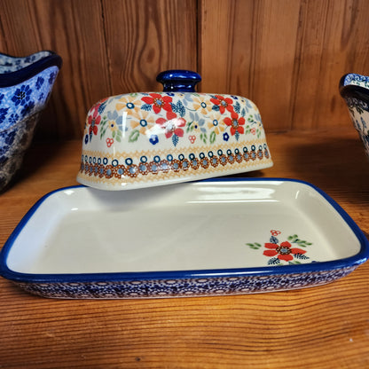 Butter Dish ~ Posies DPLC