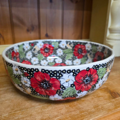 Bowl Black IMO4   ~ 11" Agata