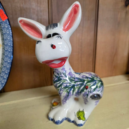 Donkey ~ Lavender / Ladybug Butterfly