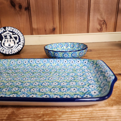 2 pc / Tray & Scalloped bowl 2252X Key Lime