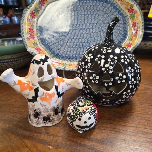Halloween Black jack, bats, spiders 3 pc