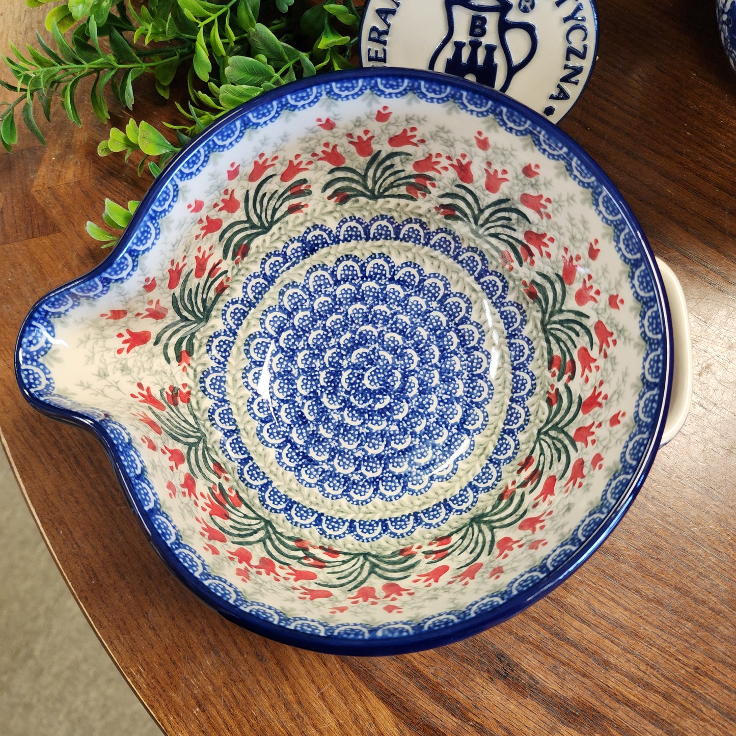 Batter Bowl   36 oz  240-1437X  Crimson Bells pf0526