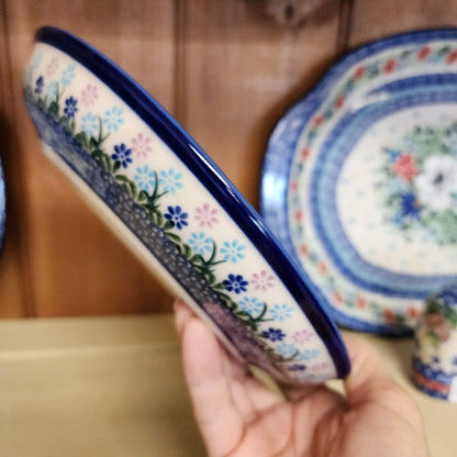 Plate 8" ~ lip ~ Red Berries