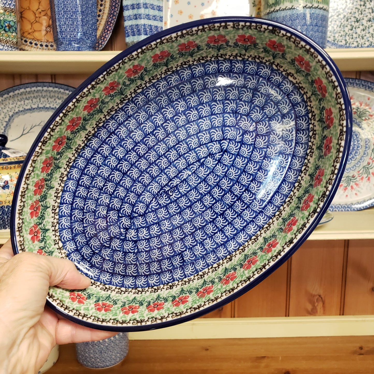 Baker Oval ~ 10.5" 298-1916X Maraschino