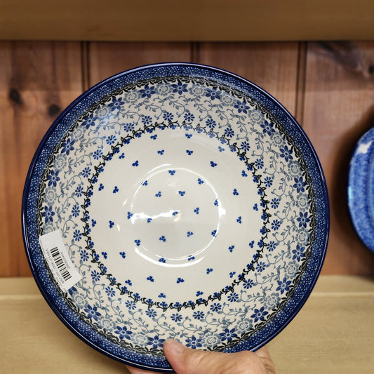 Bowl   Nesting   9" W    2158X ~ Silver Lace