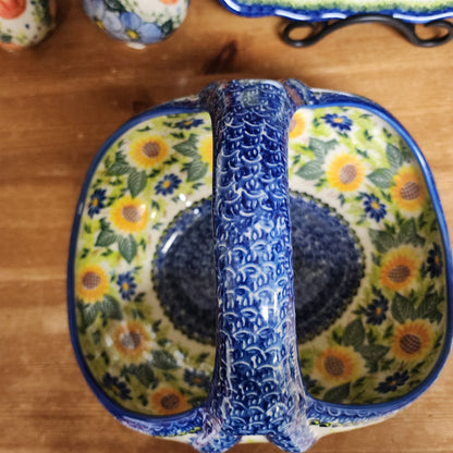 Basket  Sunflower 9" x 7.5"High