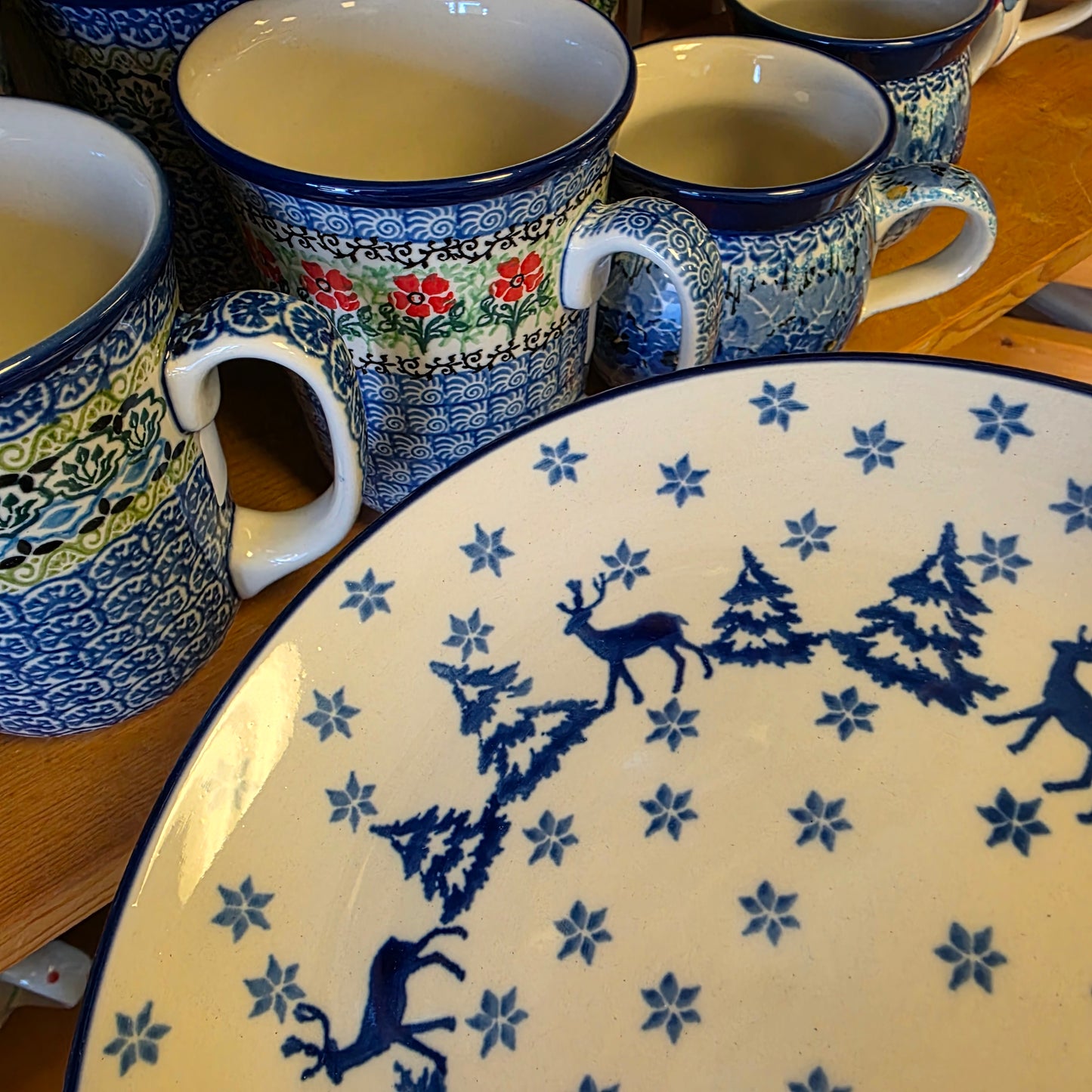 Plate ~ Dessert 7.75" 086-1931X  Snowy Pines