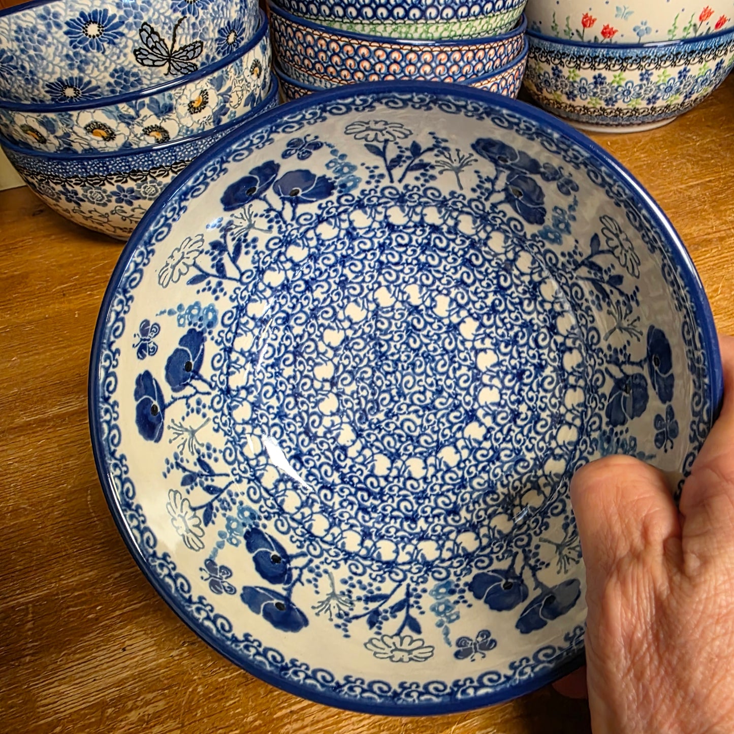 C38 ~ Bowl ~ Soup/Salad ~ 6.25"    C38-2902X  Evening Poppy pf0526
