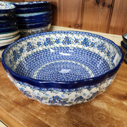 Bowl   Scalloped   10.5" W 013-2272X  Parisian Posies pf0526
