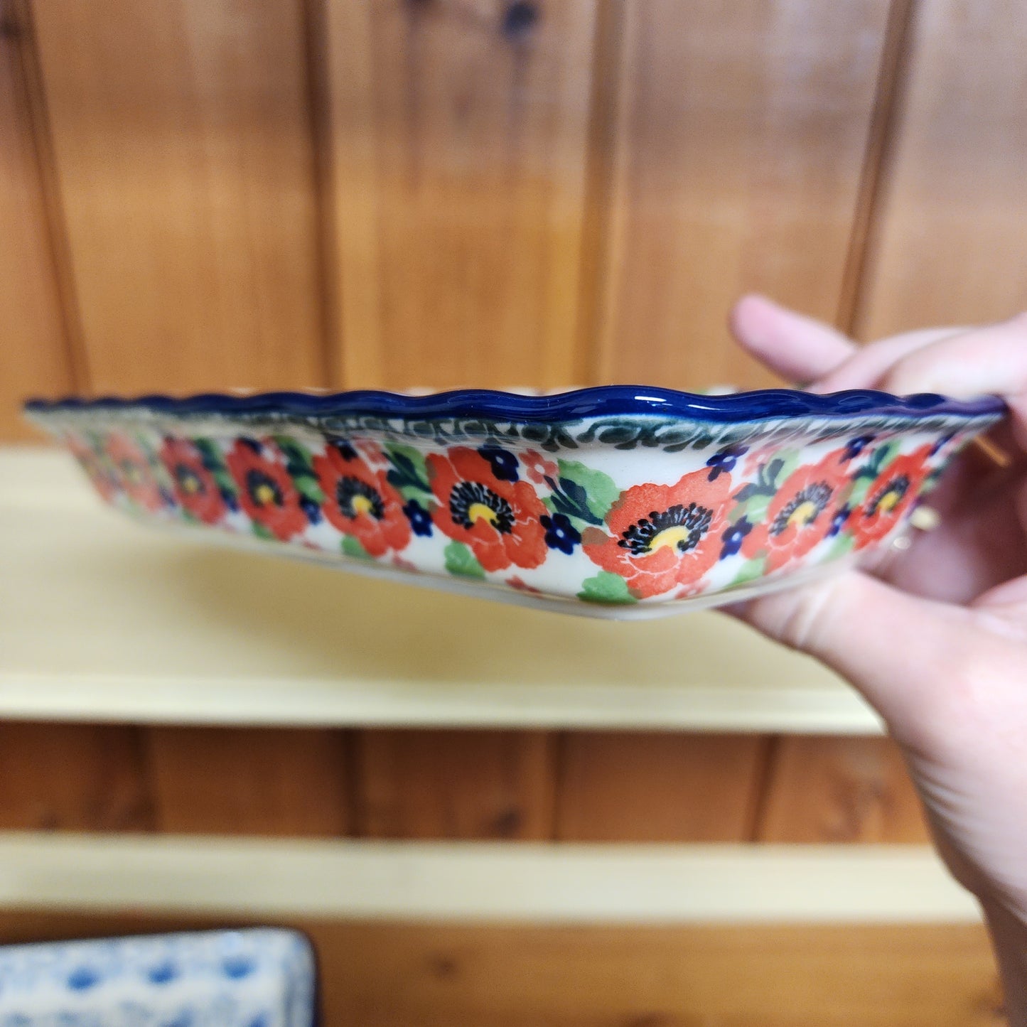 Tray Shallow ~ 9" x 4.5"    D15-3219X  Danish Garden pf0526