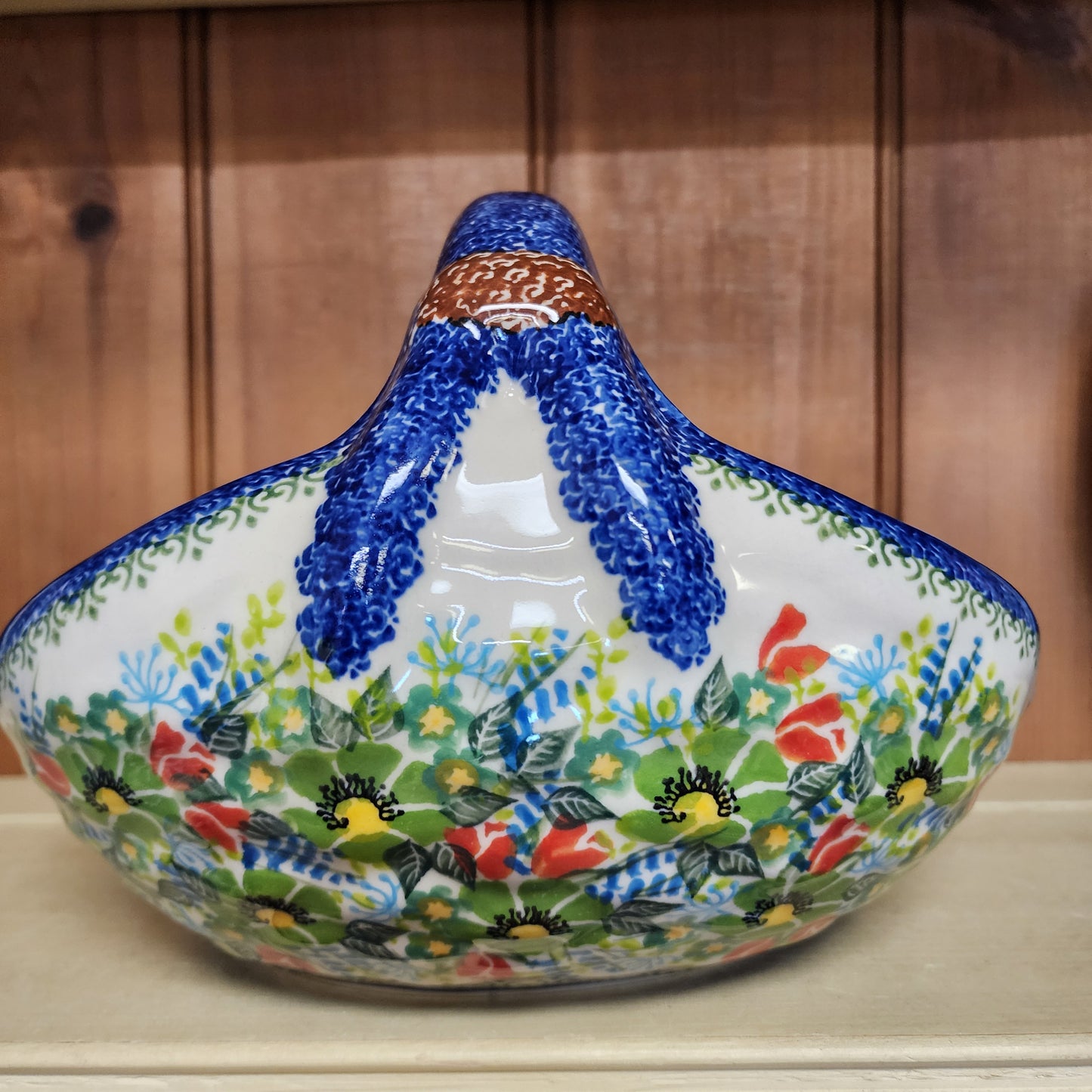 Basket Red / Blue 9" x 7.5"High