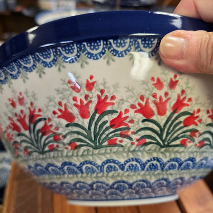 Bowl   Nesting   10.75" W 055-1437X  Crimson Bells pf0526