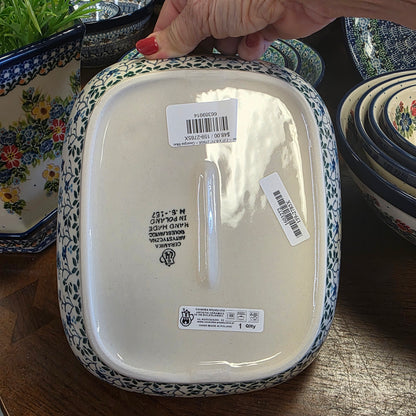 Rectangular Dish / Baker ~ 7.5" x 8.75" 2785X ~ Georgia Blue