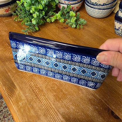 Baker   Loaf Pan  4.75"w X 8"L x 3"deep 603-1917X  Aztec Sky pf0526