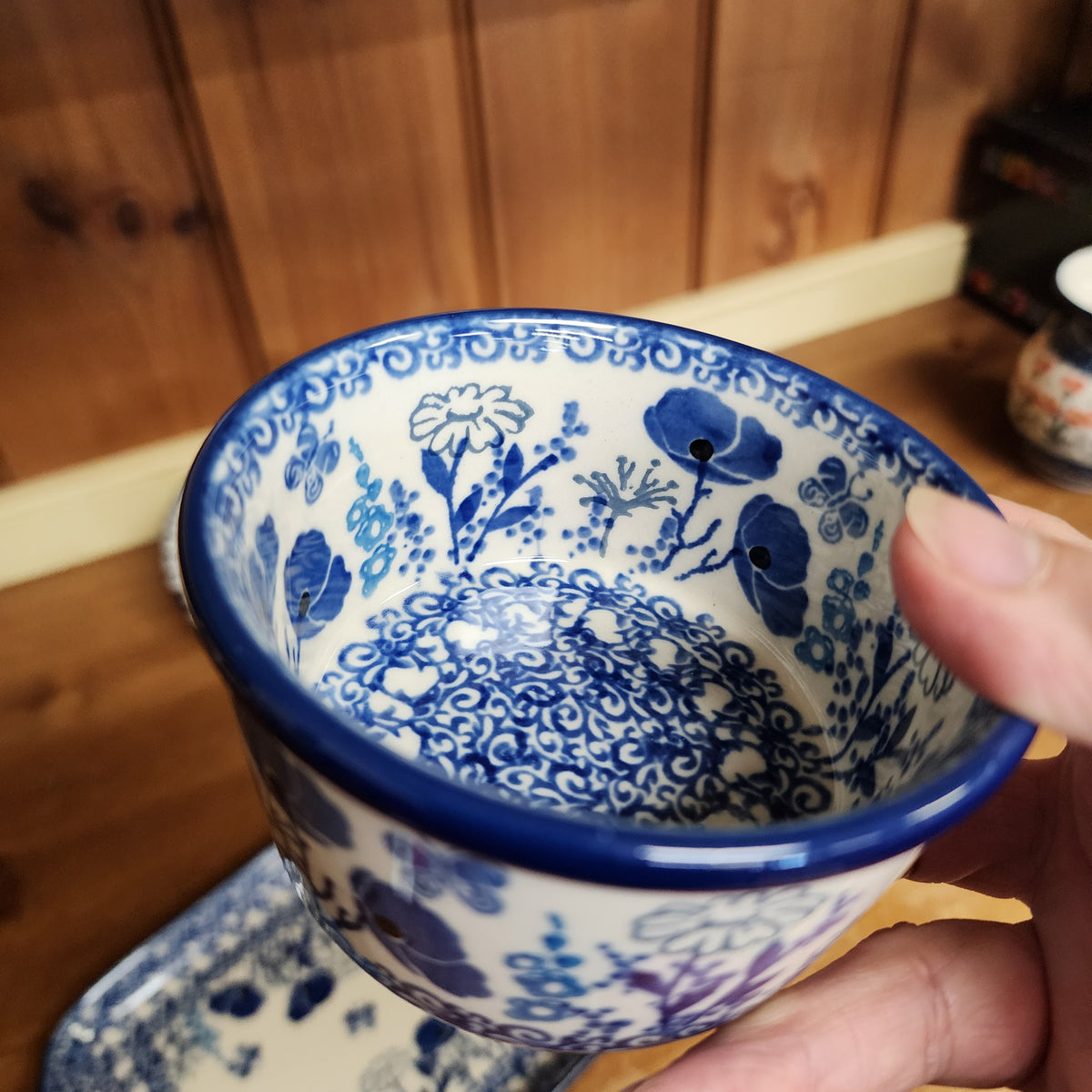 2 pc / Tray & Ramekin 2902X Evening Posies