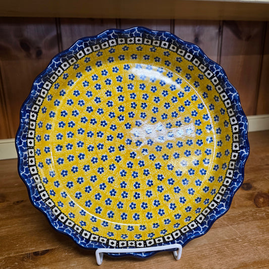 Pie Plate   Fluted   10"   0859X ~ Sunburst