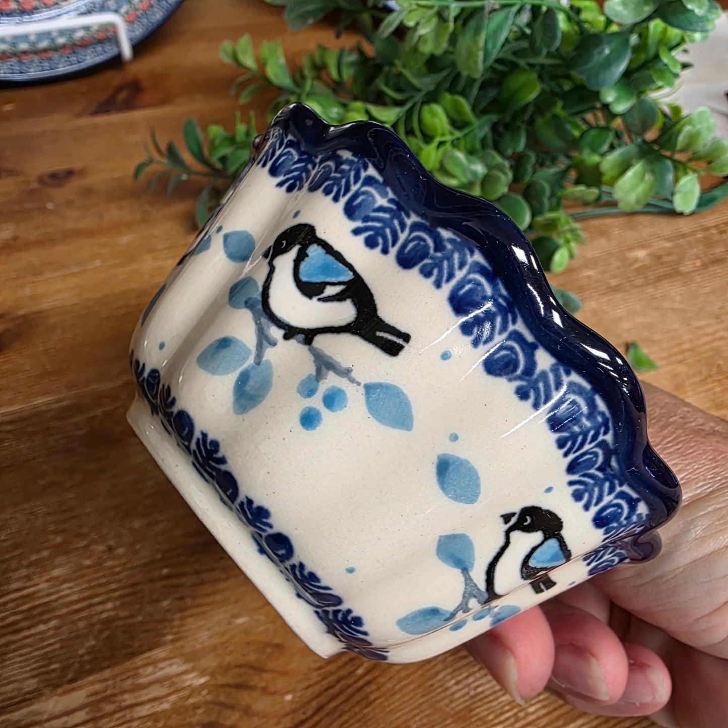 Bowl Ramekin fluted 916-2675 Bird