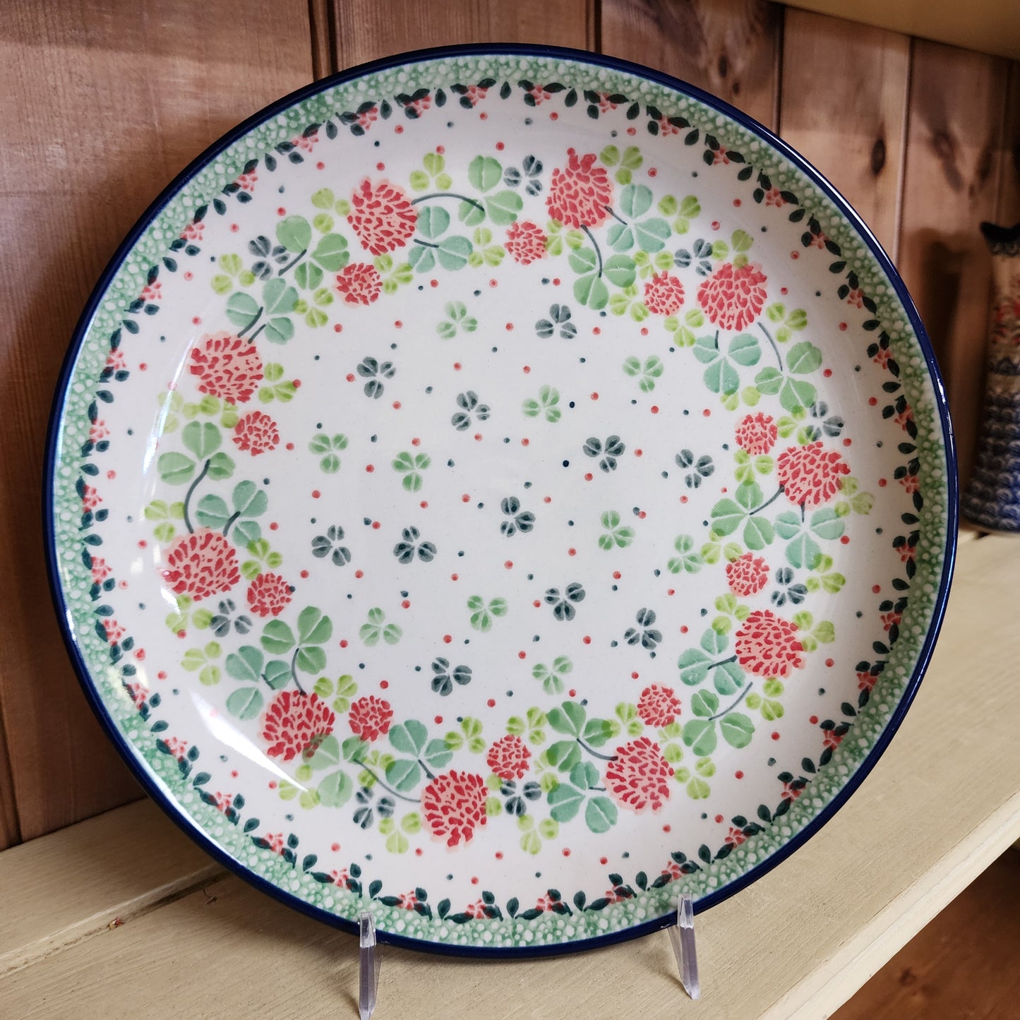 Plate   Rimmed   9"   3239X ~ Lucky Charm