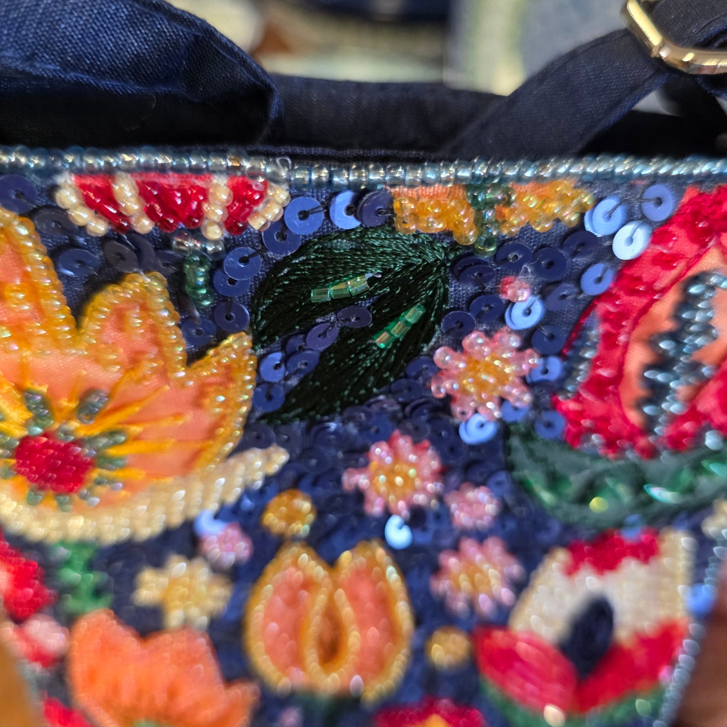 Club Bag Folk Florals / Crossbody Bag purse