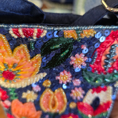 Club Bag Folk Florals / Crossbody Bag purse