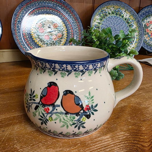 Pitcher 4 cups ~ U5188 Birds M Starzyk