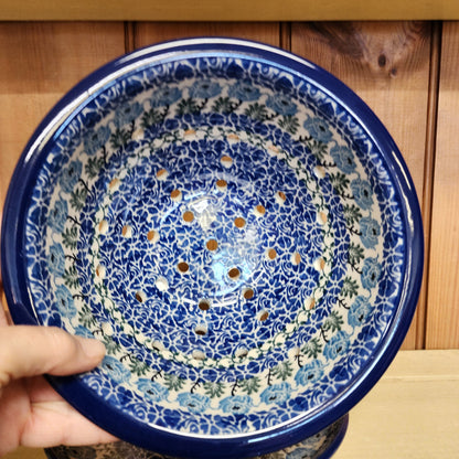 Berry Bowl w/ Saucer ~ 8"W 1390X ~ Antique Rose