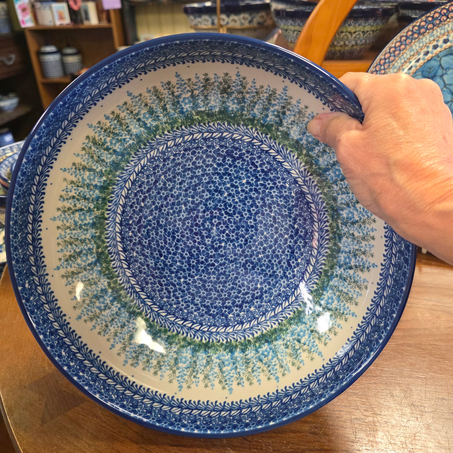 C36 ~ Bowl ~ Serving ~ Large ~ 10.5"    C36-3279X  Virginia Bluebells pf0526