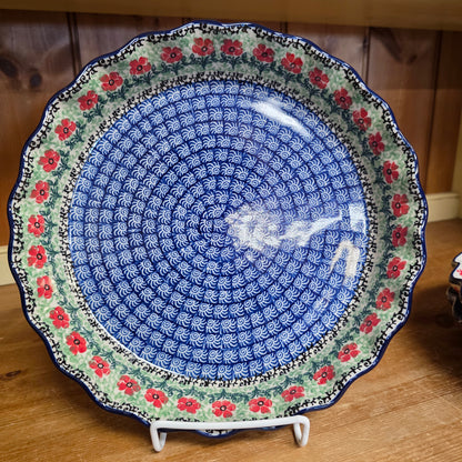 Pie Plate   Fluted   10"   1916X ~ Maraschino