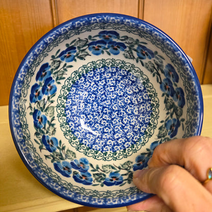 Bowl w/Pedestal   5.25"W  206-2273X  Winter Viola pf0526