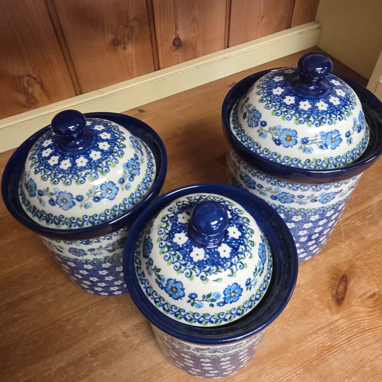 Set of 3 Jar / Canister 2251 Calico (SAVES $40)