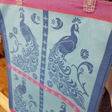 Towel ~ Peacock Turq/Purple 20"x28" Tea towel