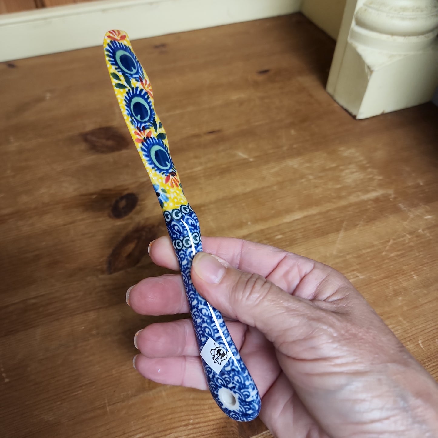 Knife ~ Spreader ~ 7.25" 563-U2317 ~ U4  Sunny Peacock  K. Sliwinska