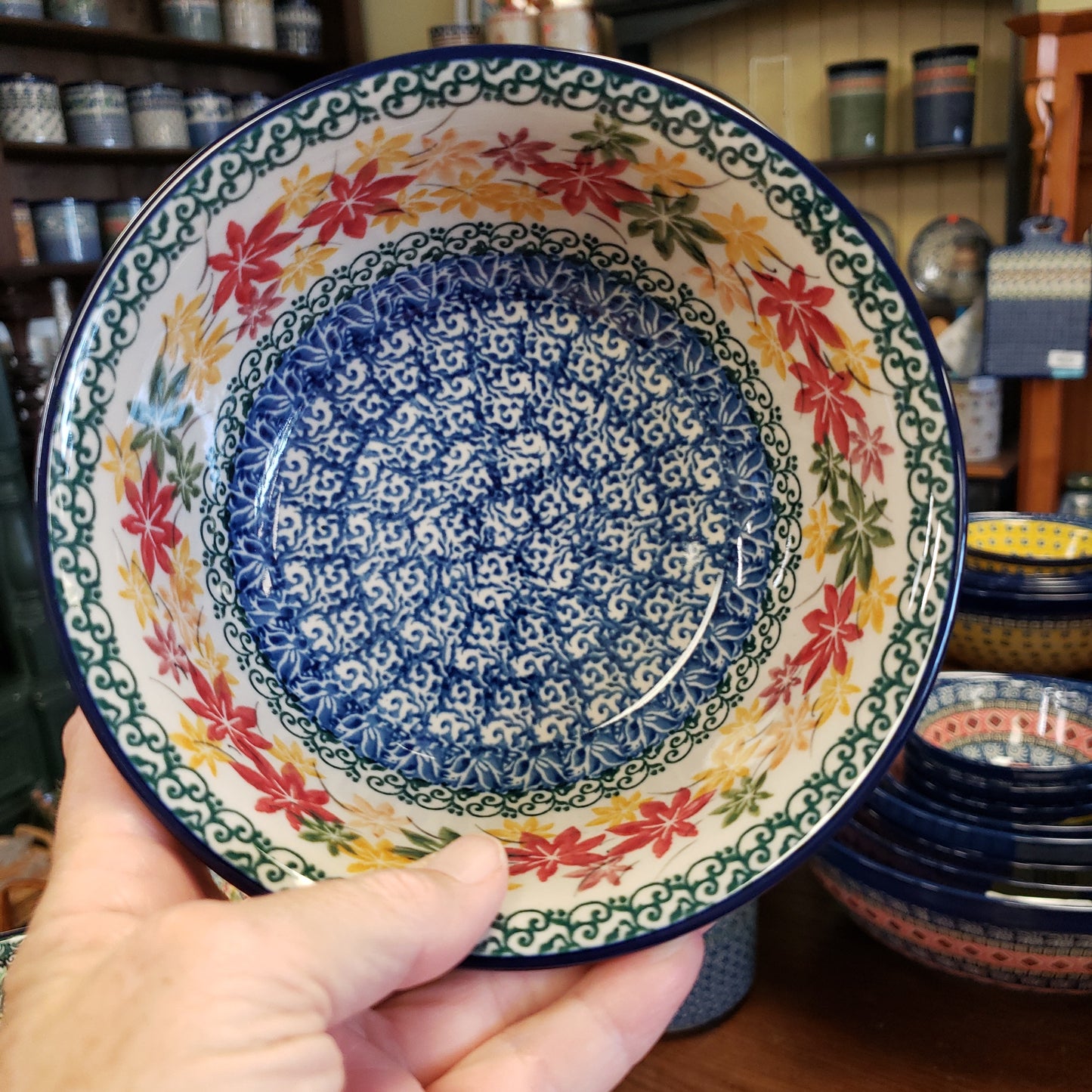Bowl Soup / Salad / Cereal  6" W 209-2533X ~ Maple Harvest