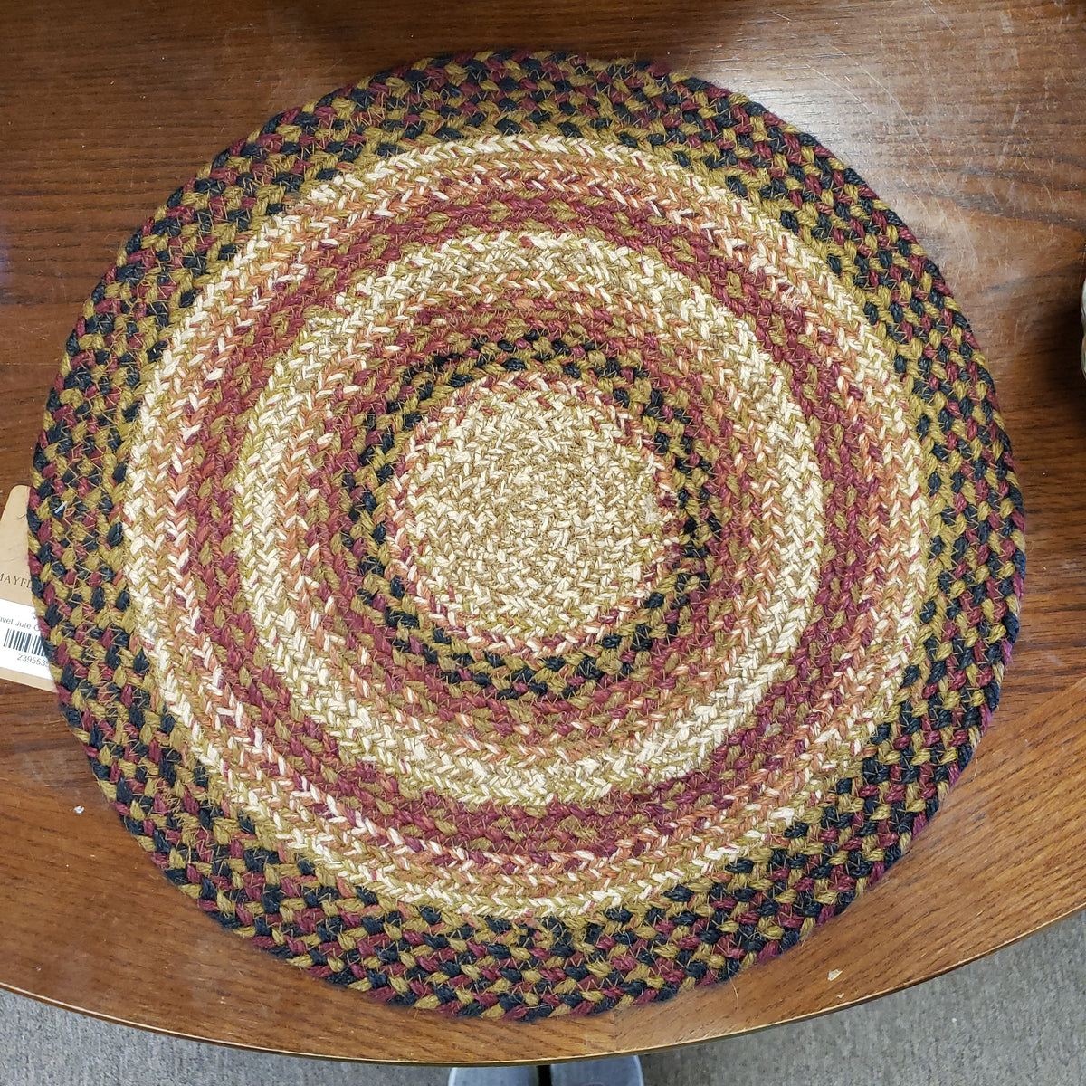 Trivet Jute Ginger Spice 15"