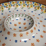 Bowl  Fluted Vegetable  A23 ~ 2225X ~ Buttercup  pf0917