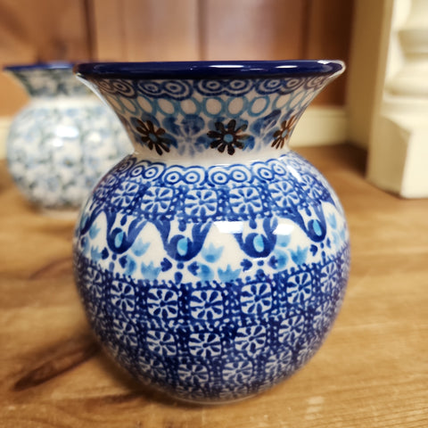 Vase ~ Bubble ~ 4.25"    2187X ~ Blue Yonder pf1222