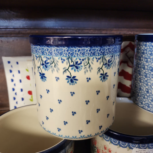 Utensil Holder ~ 5.5"    2524X ~ Clover Fields pf1222