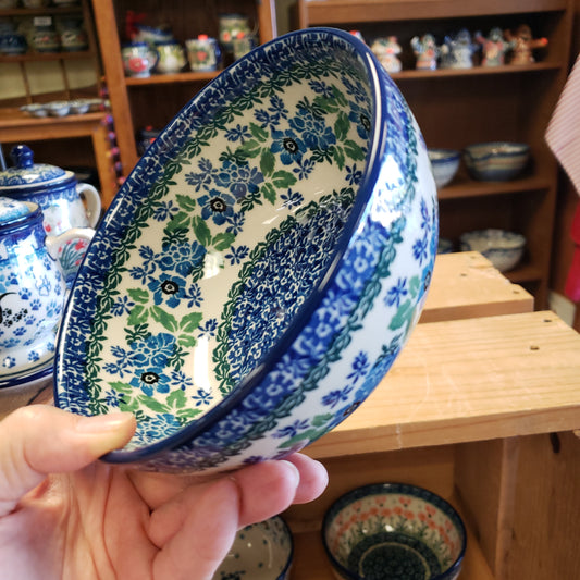 Bowl ~ Soup/Salad deep ~ 6.25" c38-1865X ~ Wild Indigo pf1222  Farmer Bowl