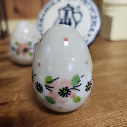 Egg ~ Ceramic  small (2")  2345X ~ Poppy Seed pf1222