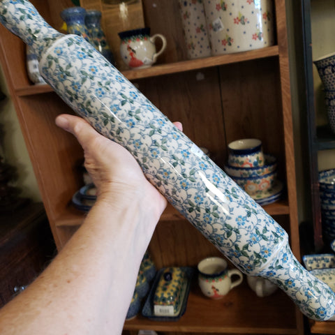 Rolling Pin ~ 17.75"    2089X ~ Forget Me Knots pf1222