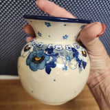 Vase ~ Bubble ~ 4.25"    2222X ~ Ice Blue Poppy pf1221