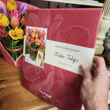 Card Pop-up Festive Tulips