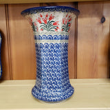 Vase ~ 9.5" 52~1437X ~ Crimson Bells PF0323
